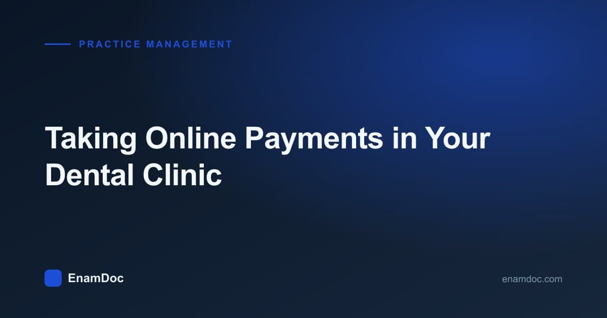 Patient completing a UPI payment for dental treatment at the clinic