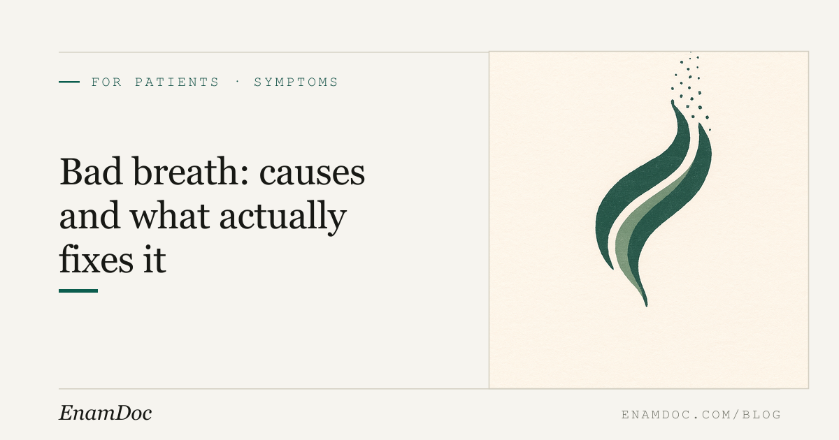 Bad Breath: Causes and What Actually Fixes It