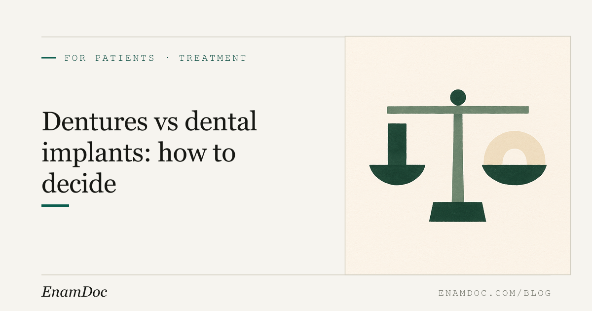 Dentures vs Dental Implants: How to Decide